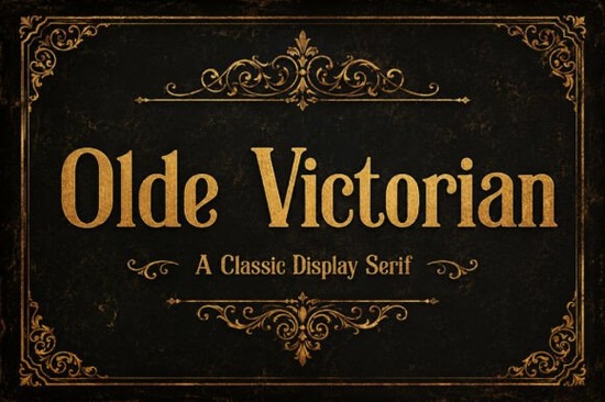 Olde Victorian Font